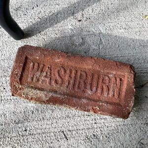 1890'S WASHBURN CLAY BRICK_NY